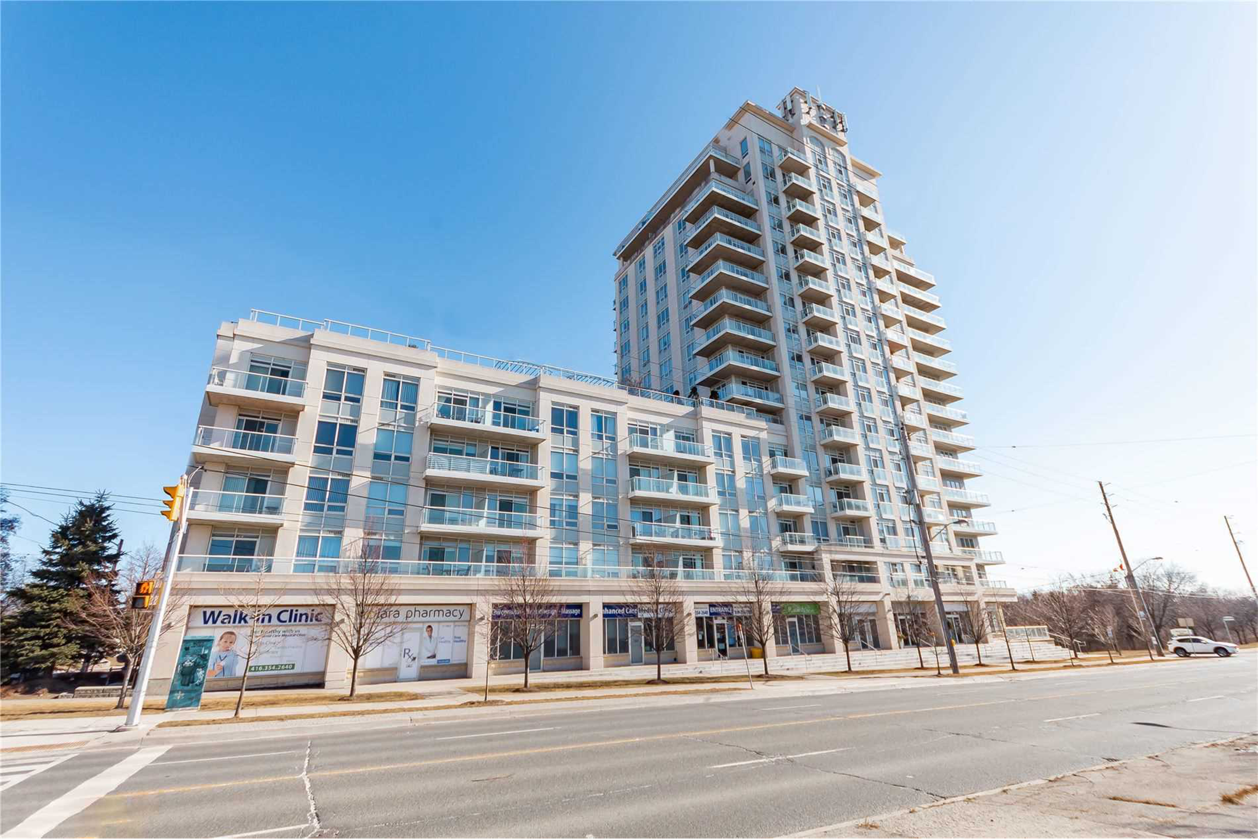 The exterior image of 3865 Lake Shore Blvd W #303 - a unit listed for lease by Toronto Rental Agent Marco Pedri - Broker with Shoreline Realty Corp., Brokerage.