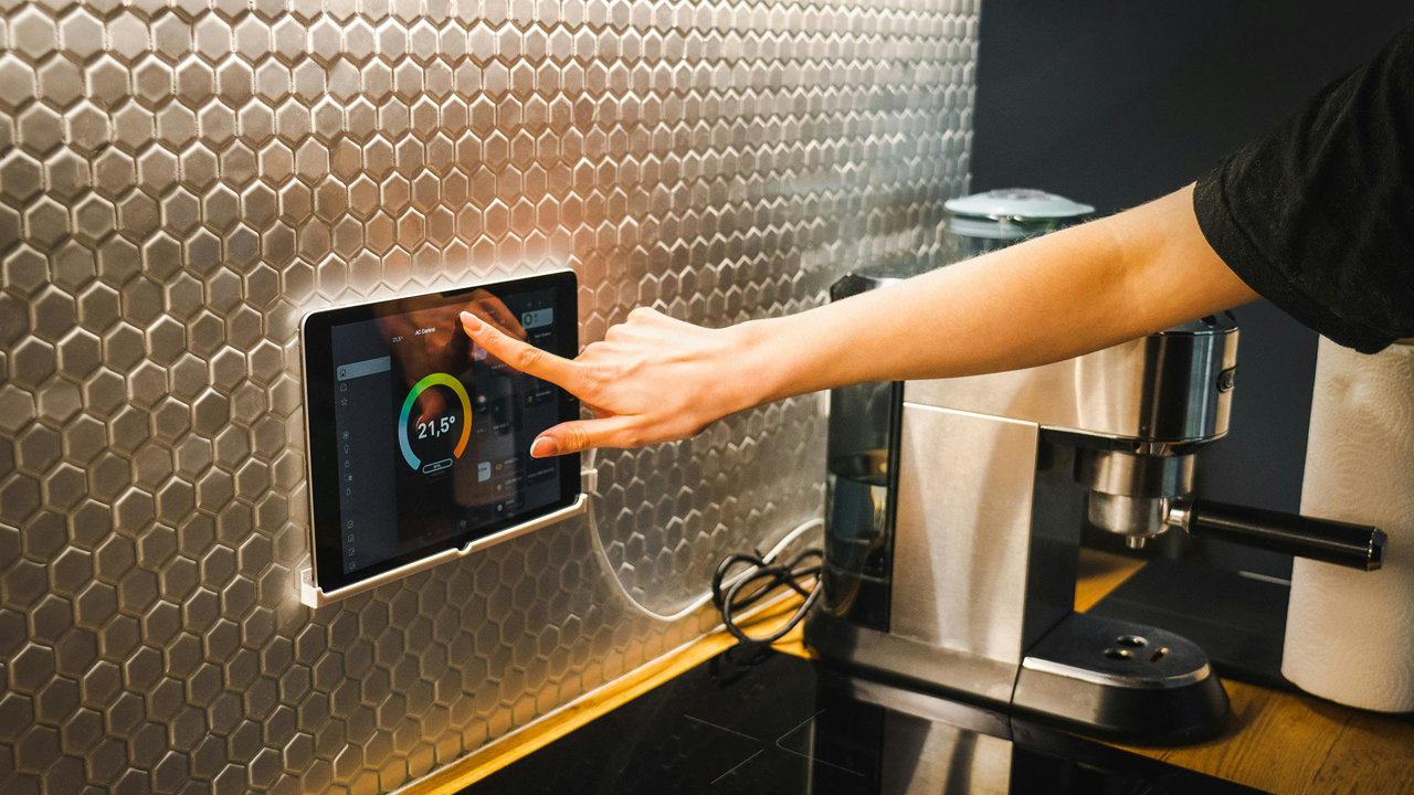 An image of smart technology inside a rental unit that increases the value of the overall unit.