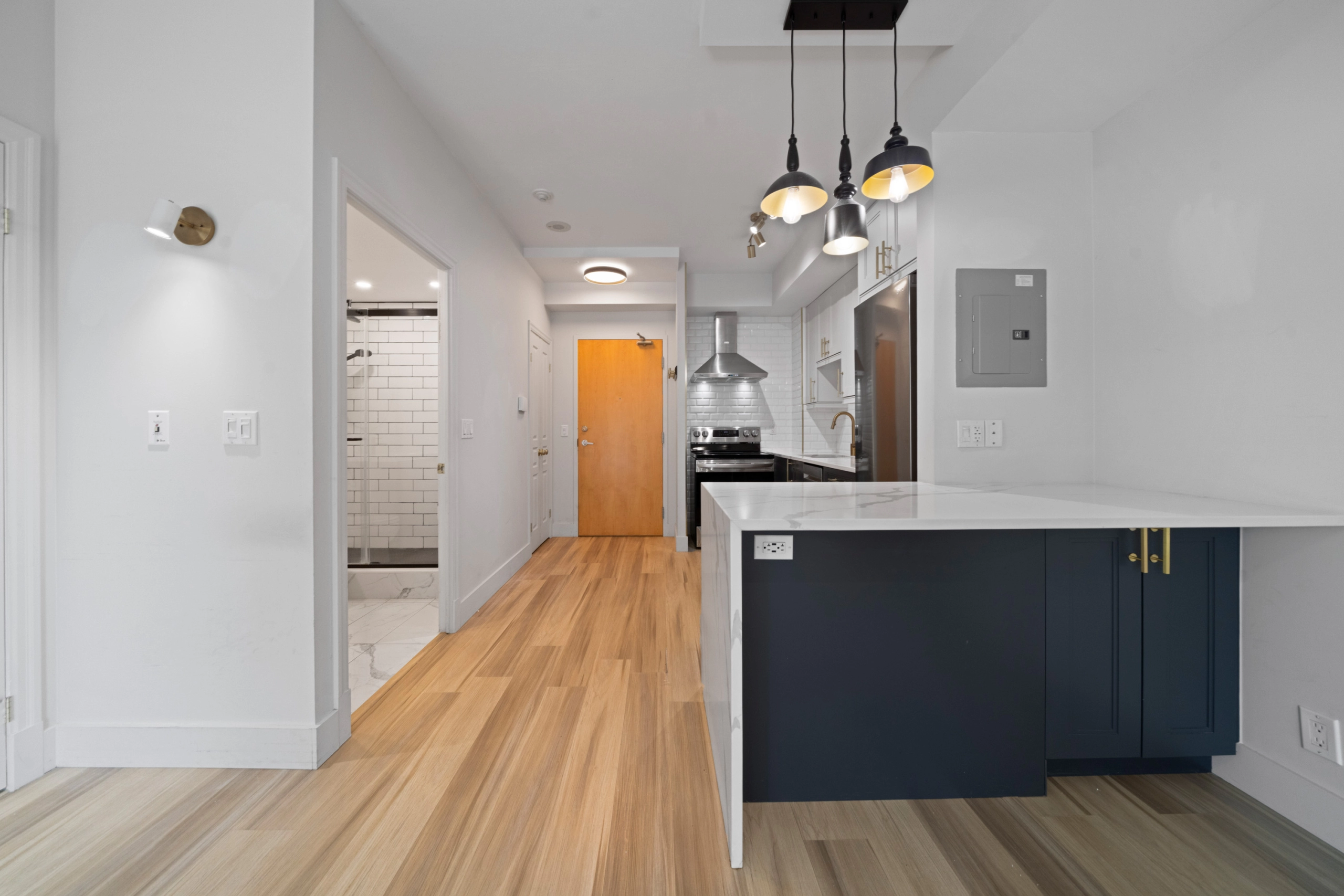 Image of a foyer in a condo that is listed for rent in Toronto that requires tenant insurance.